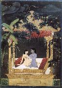 unknow artist Tingzhong of Krishna and Lade Ha oil painting reproduction